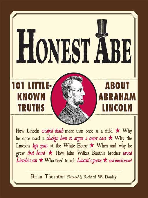Cover image for Honest Abe